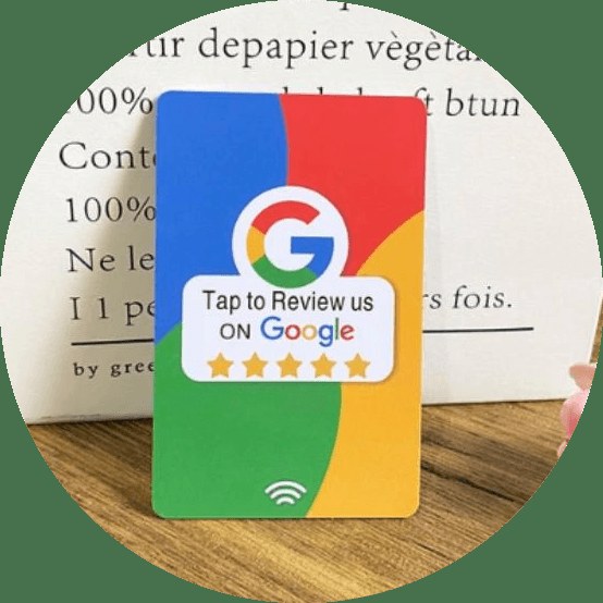 Google NFC Tap Card Colourful